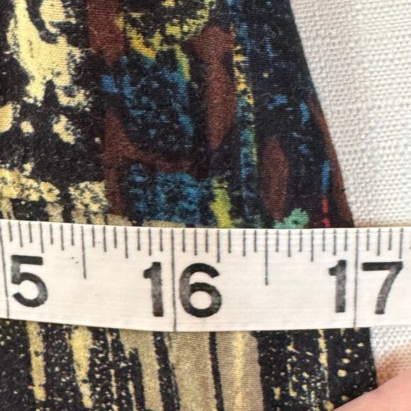 Vintage JAMS WORLD Midi Dress Size S Desert Flower Print Sleeveless Casual Boho - Picture 10 of 10